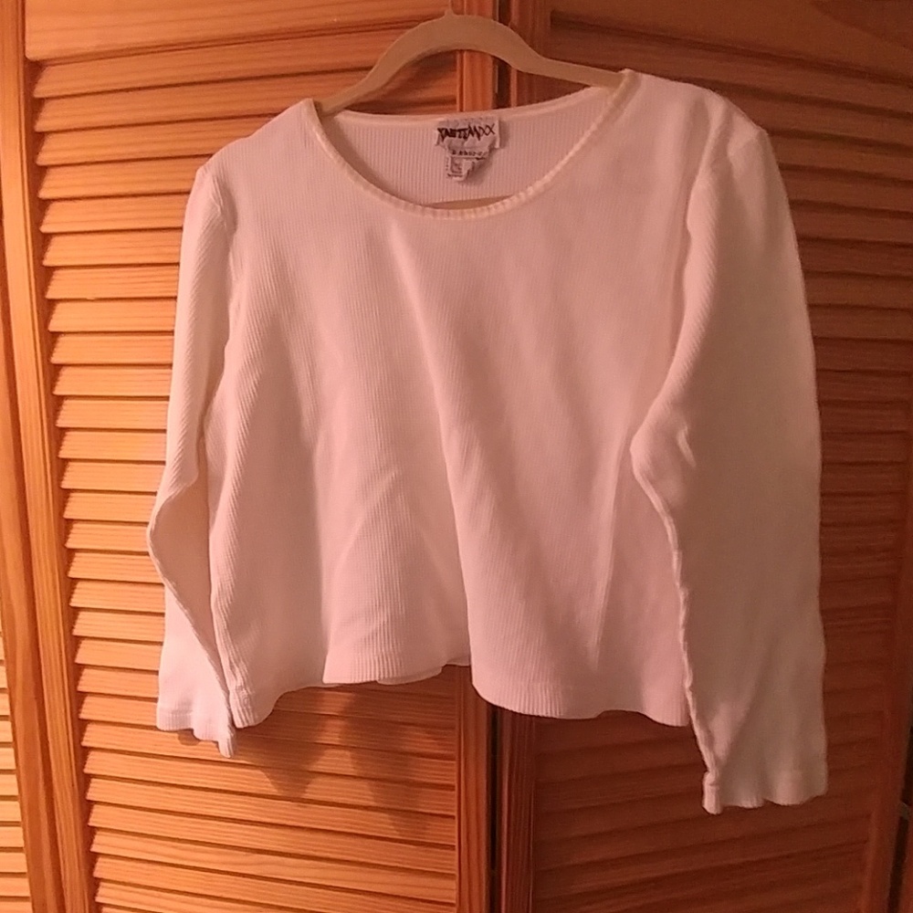 KnittMixx - white thermal top